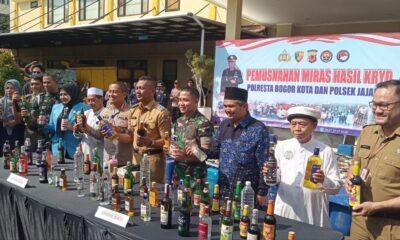 Pemkot Bogor Dukung Polresta Bogor Kota Berantas Miras Ilegal