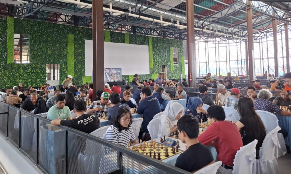 Pasar Gembrong Sukasari Jadi Panggung Turnamen Catur