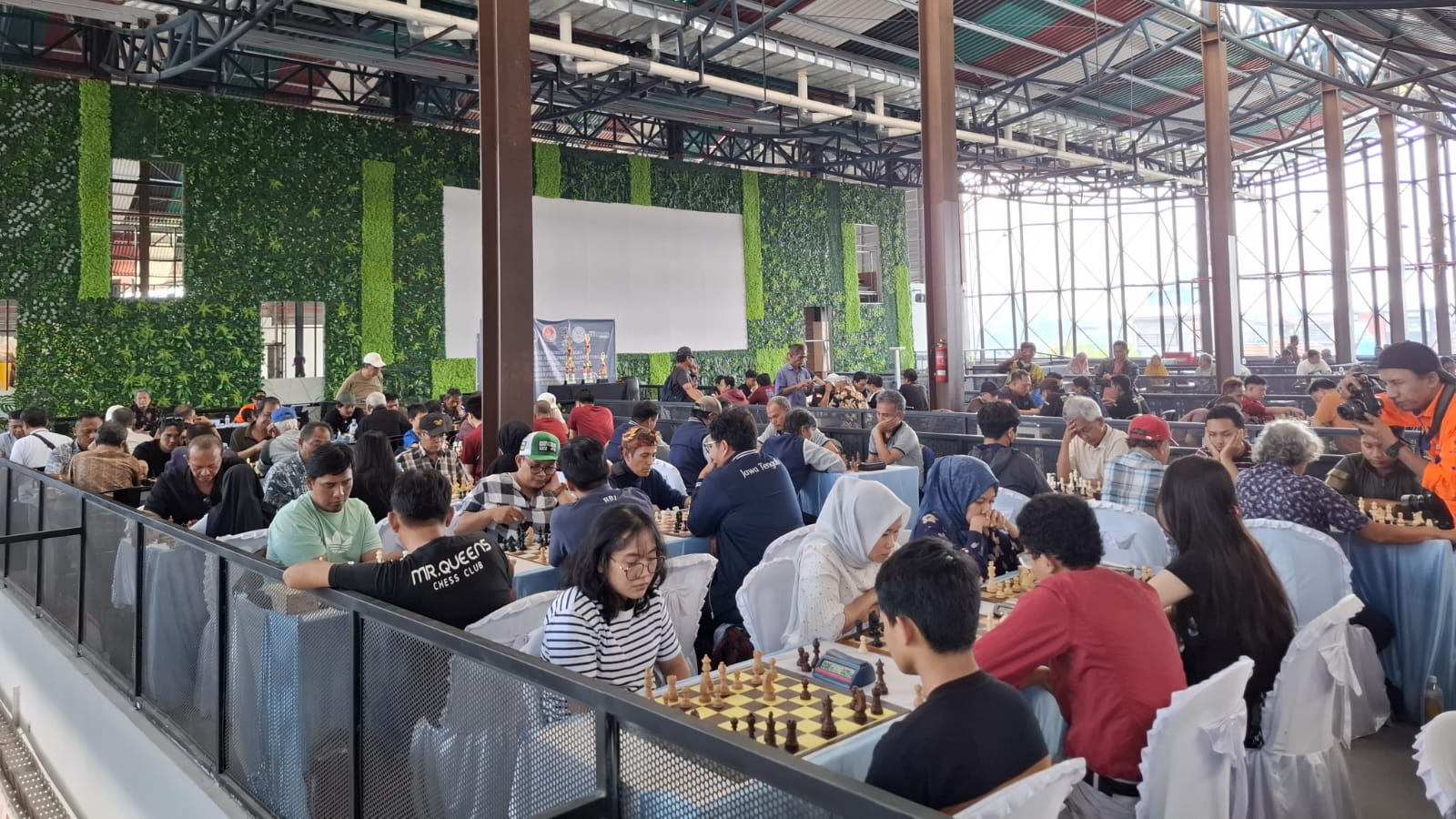 Pasar Gembrong Sukasari Jadi Panggung Turnamen Catur