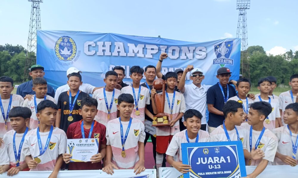 Piala Soeratin Kota Bogor Resmi Ditutup, Oneway Soccer School Borong Juara
