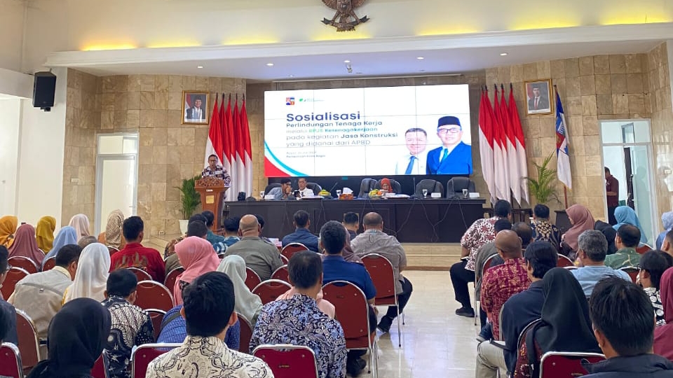 Pemkot Bogor Sosialisasi Perlindungan Pekerja Jasa Konstruksi APBD