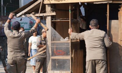 Flyover Cileungsi Ditata, 115 PKL dan 16 Lapak Liar Ditertibkan