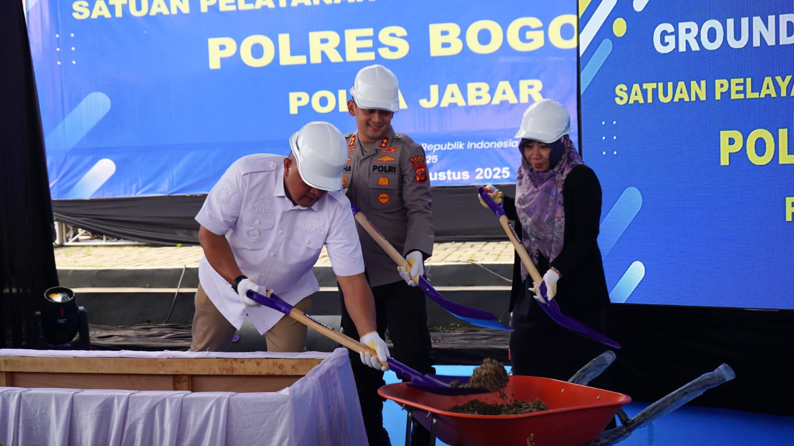 Dukung Gizi Anak dan Ibu di Kabupaten Bogor, 10 SPPG Polri Dibangun