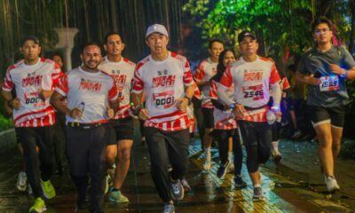 Ribuan Pelari Ramaikan Merah Putih Night Run di Kota Bogor