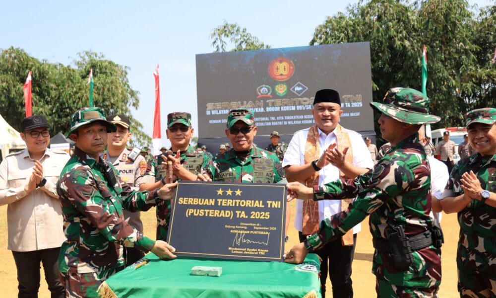 Serbuan Teritorial TNI di Bojong Koneng : Dari Renovasi RTLH, Rumah Ibadah Hingga Akses Air Bersih