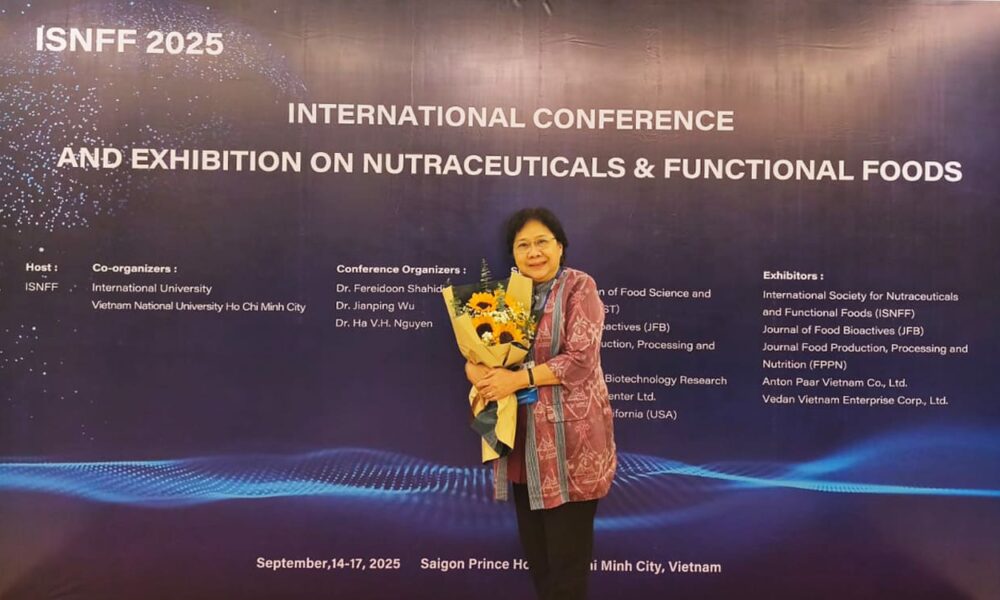 Prof Christofora Hanny Wijaya, Wanita Pertama Peraih ISNFF Fellow Award