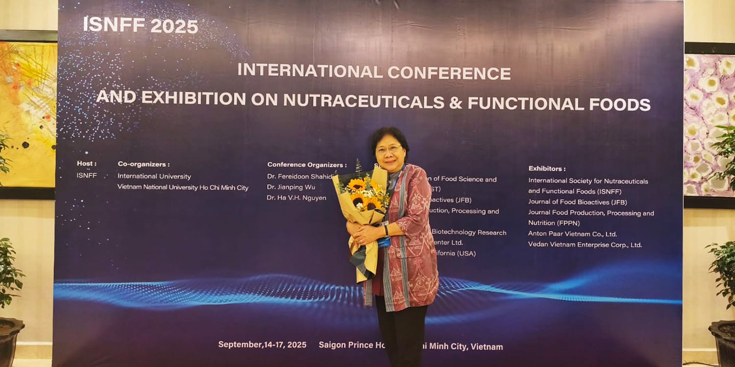Prof Christofora Hanny Wijaya, Wanita Pertama Peraih ISNFF Fellow Award