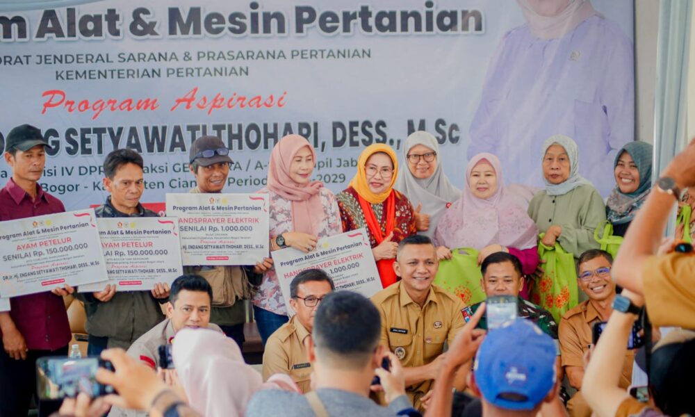 Petani Antusias Dapat Alsintan, Pemkot Bogor Terima Kasih