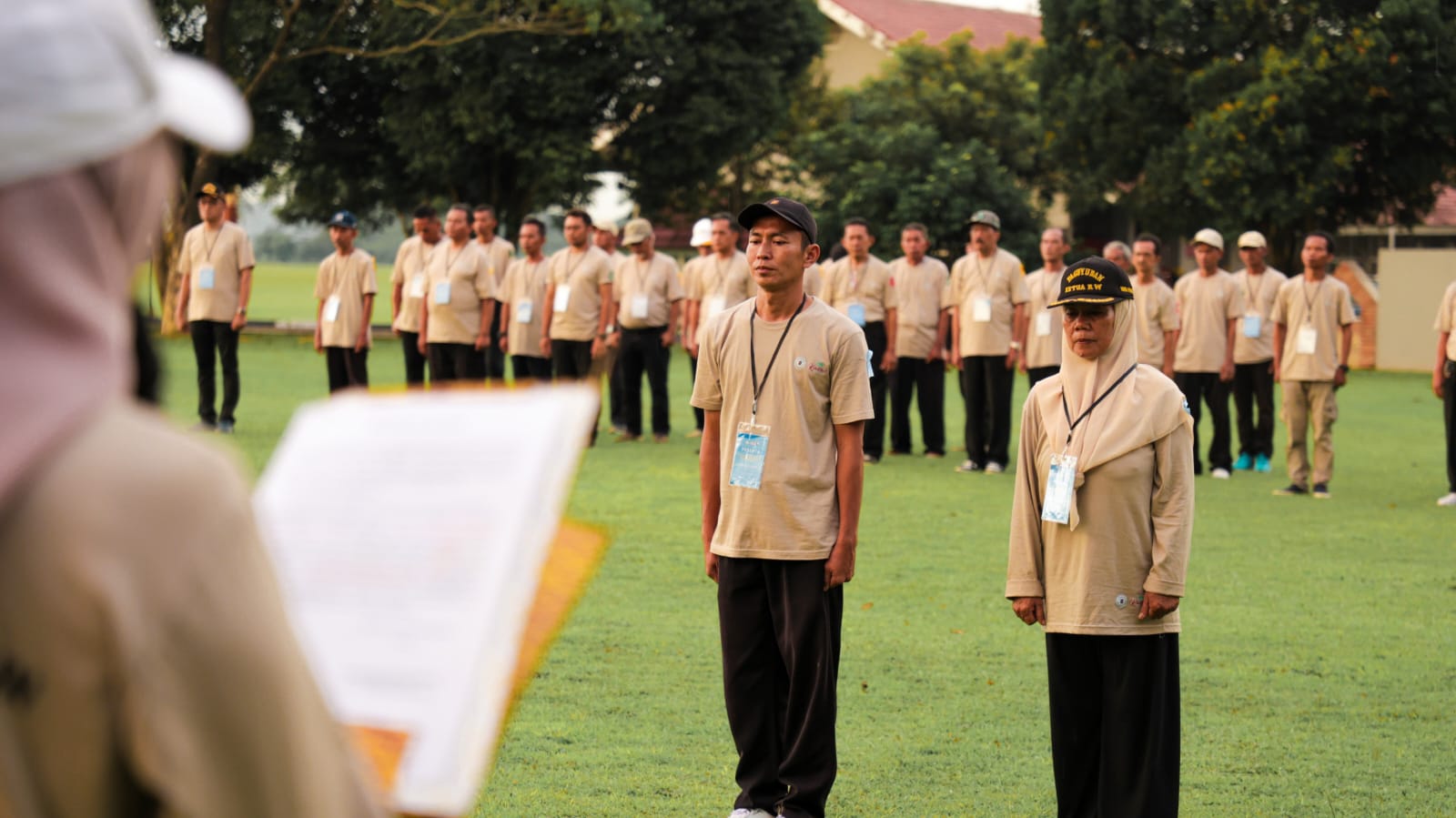 Saat Ketua RT dan RW Kedung Waringin Retret di Lanud ATS
