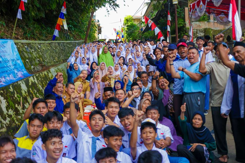 Meriahnya Peresmian Jalan Ledeng Penghubung Gunung Batu-Kebon Kalapa