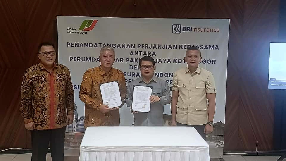 Gandeng BRINS, Perumda PPJ Beri Perlindungan Asuransi Pedagang