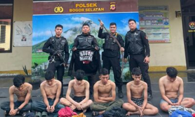 Polisi Amankan 10 Remaja yang Hendak Tawuran di Lapangan Texas Bogor