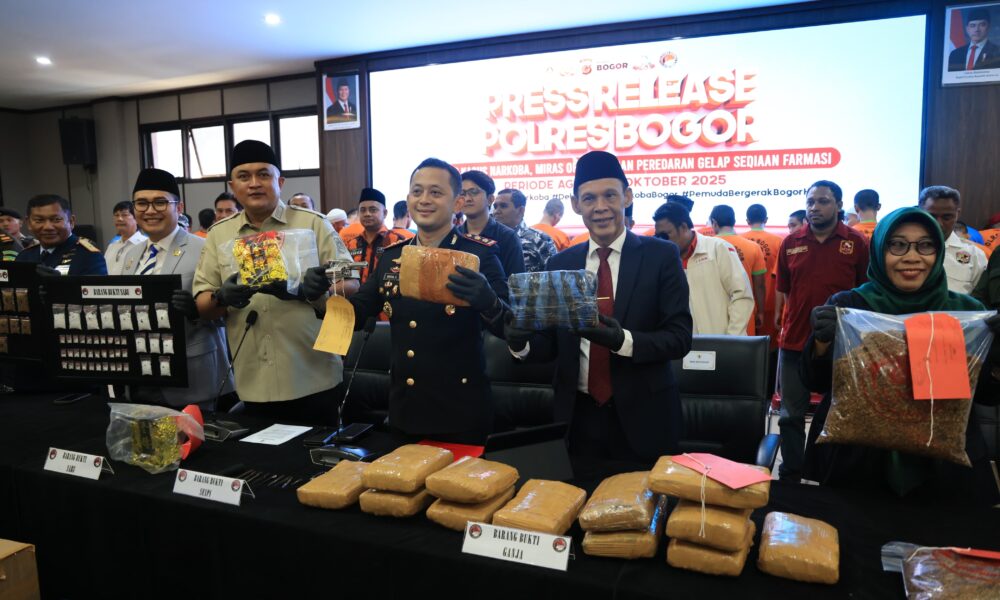 Bupati Rudy Susmanto Apresiasi Polres Bogor Selamatkan 11 Ribu Warga dari Narkoba