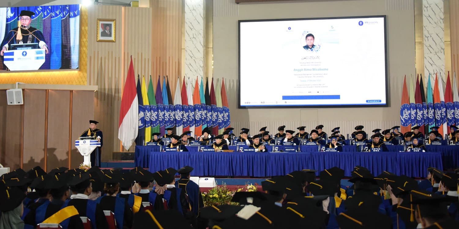 Wisuda Bertabur Haru, IPB University Berikan Gelar Sarjana untuk Alm Anggit