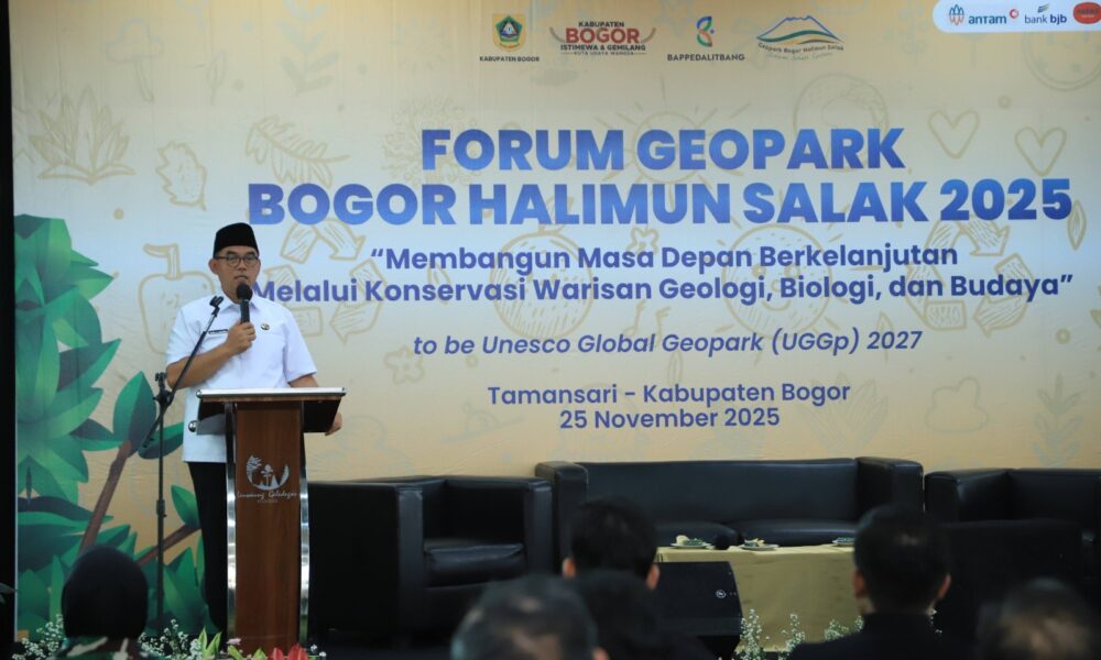 Geopark Bogor Halimun Salak Didorong Menuju UNESCO Global Geopark