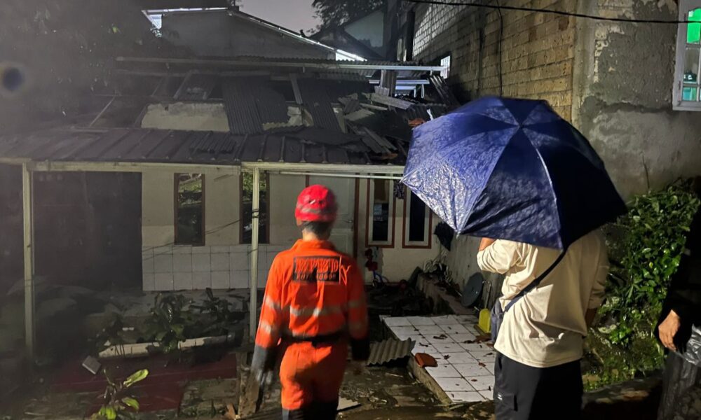 Diterjang Angin Kencang, 3 Rumah di Situgede Rusak
