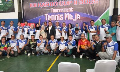 IDI Kabupaten Bogor Gelar Turnamen Tenis Meja Antar Dokter dari Berbagai Daerah