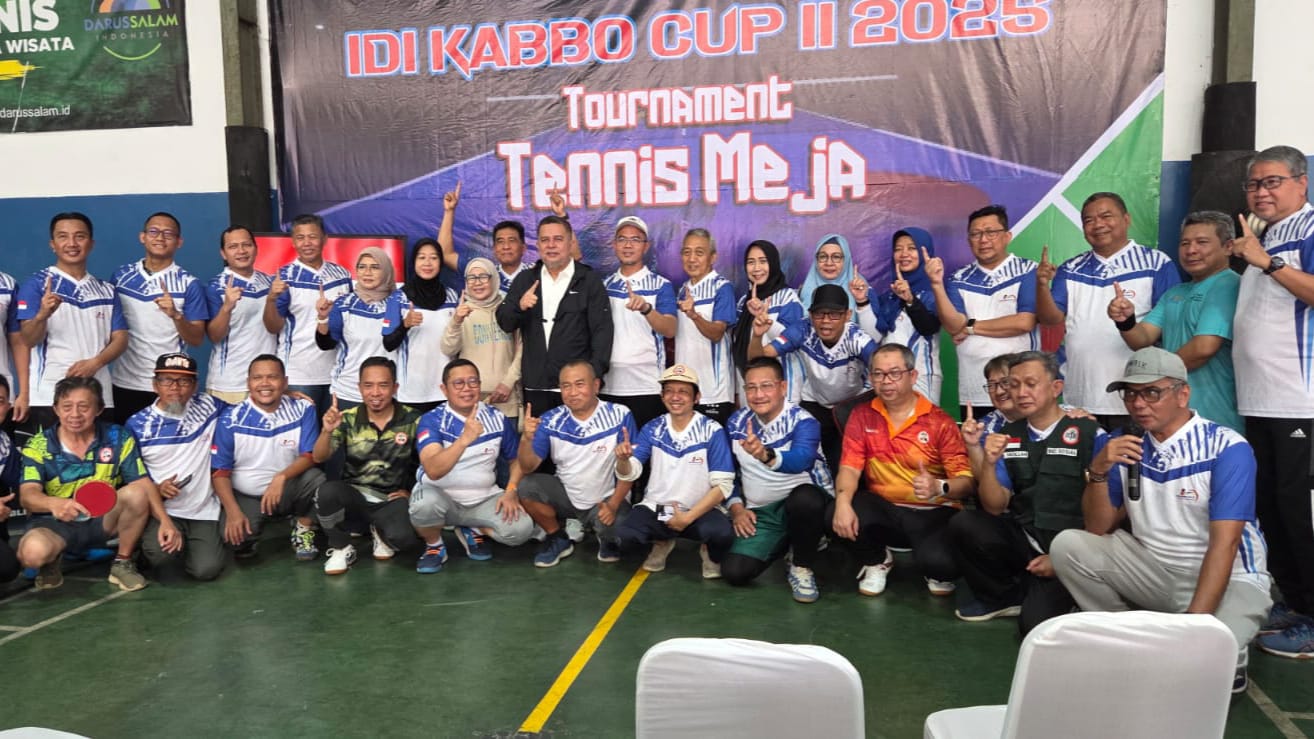 IDI Kabupaten Bogor Gelar Turnamen Tenis Meja Antar Dokter dari Berbagai Daerah