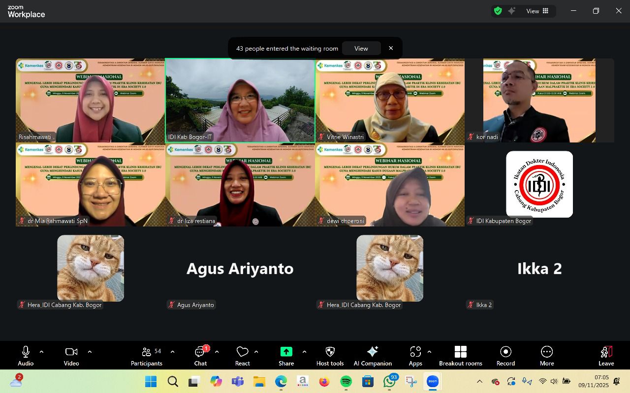 IDI Kabupaten Bogor Tekankan Pentingnya Pemahaman Aspek Hukum bagi Tenaga Medis di Era Society 5.0