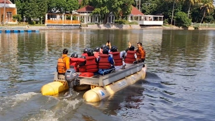 Wahana Air di Car Free Day Bogor jadi Magnet Baru Masyarakat