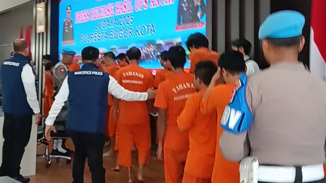 10 Hari, Satresnarkoba Polresta Bogor Kota Tangkap 22 Tersangka