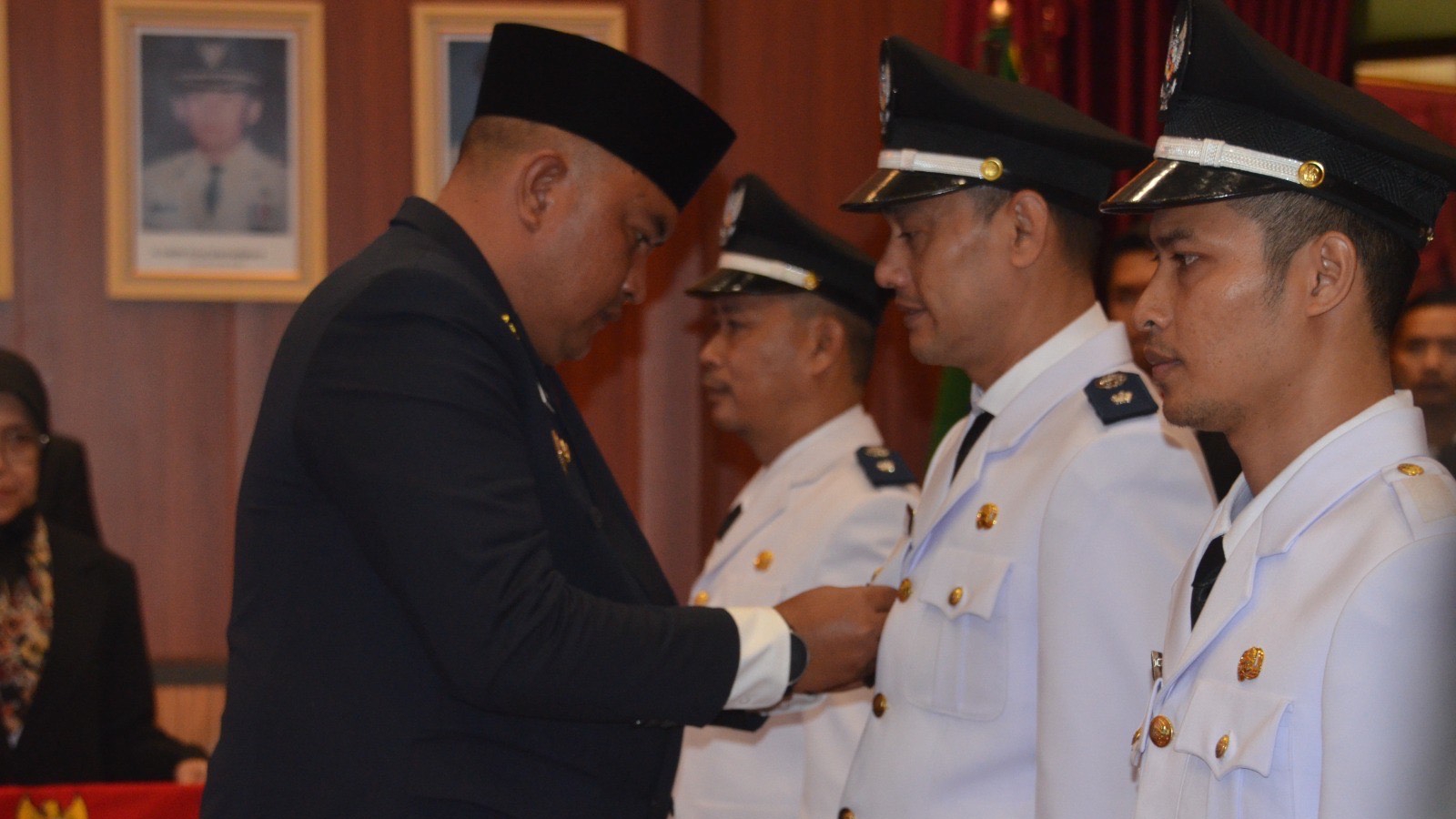 Pesan Bupati Rudy Susmanto untuk 4 Kades PAW Terlantik