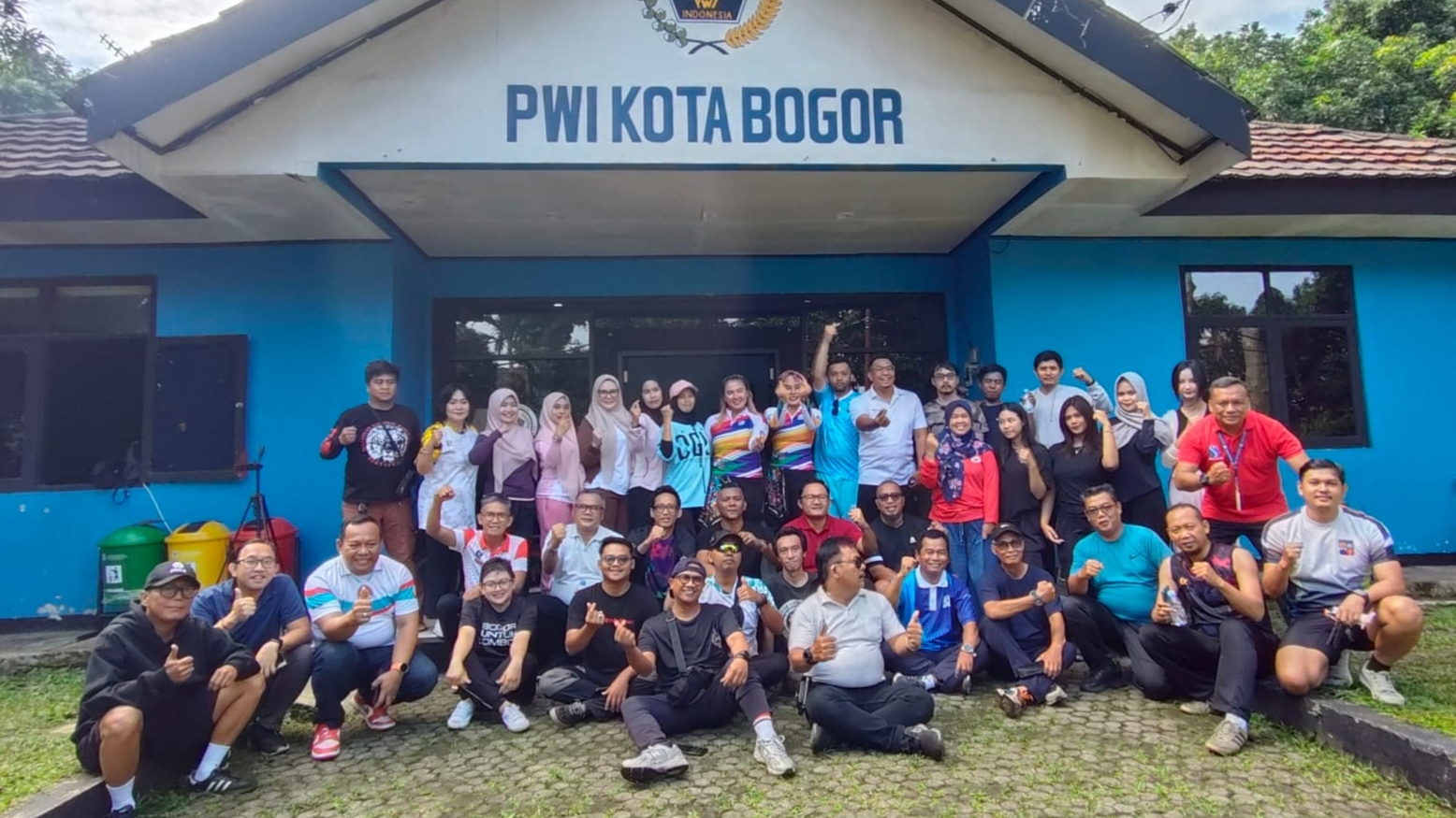 Jumat Sehat Bareng Wawalkot, Bank Kota Bogor Ajak Wartawan Menabung