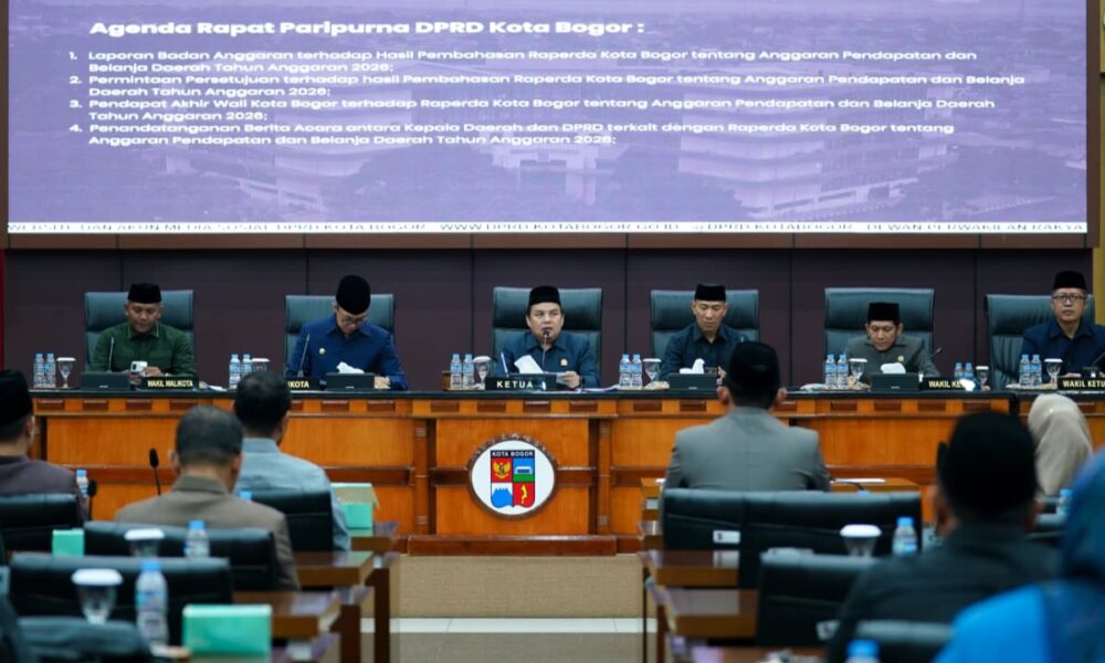 APBD 2026 Disahkan, DPRD Kota Bogor Tekankan Pembangunan Keberlanjutan 