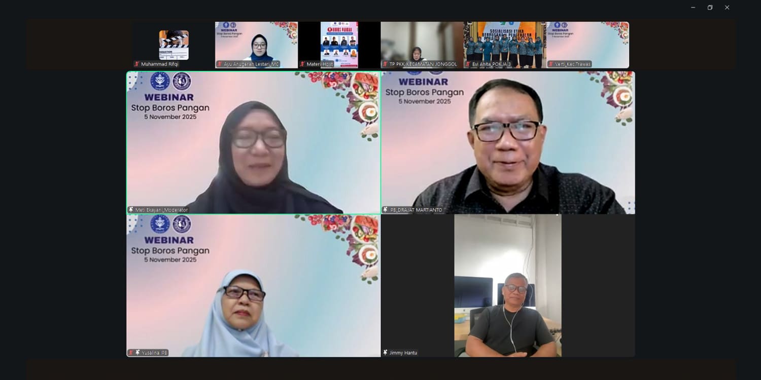 Agrianita IPB University Ajak Ibu-Ibu Stop Boros Pangan