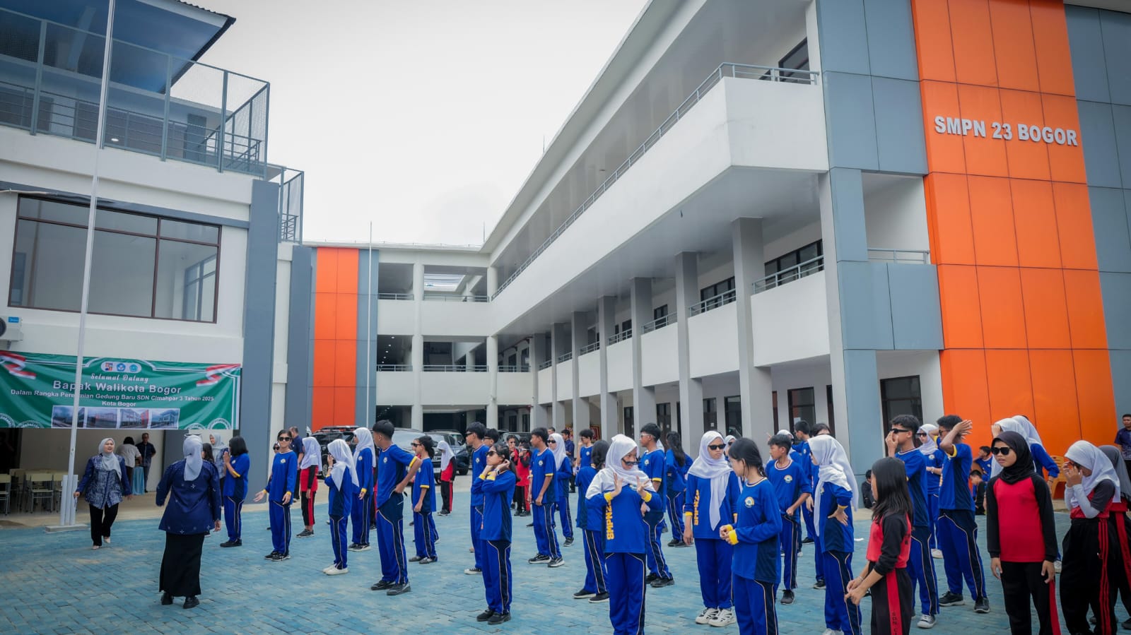 SDN Cimahpar 3 dan SMPN 23 Kota Bogor Satu Atap Dioperasikan