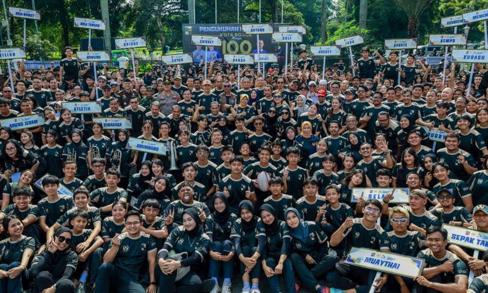 Kontingen Kota Bogor untuk Porprov Jabar 2026 Dikukuhkan, Target 100 Emas