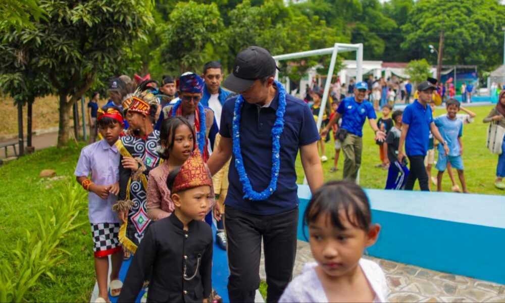 Taman Lingkungan Graha Grande jadi Pusat Aktivitas Warga di Sukaresmi