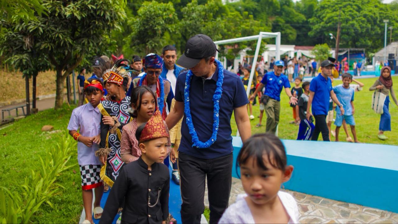 Taman Lingkungan Graha Grande jadi Pusat Aktivitas Warga di Sukaresmi