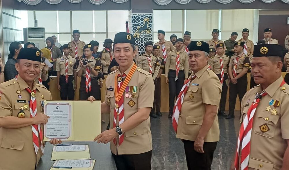 Dikukuhkan, Pengurus Kwarcab Kota Bogor Siap Wujudkan Visi Pramuka Petarung