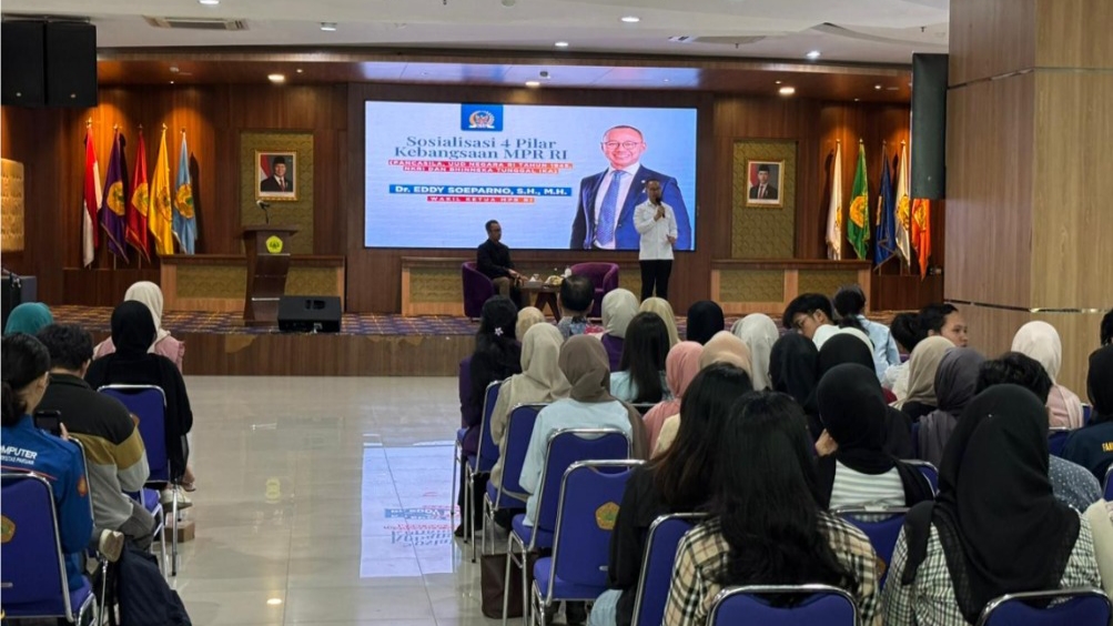 Wakil Ketua MPR RI Eddy Soeparno Gelar Sosialisasi 4 Pilar Kebangsaan di Unpak Bogor