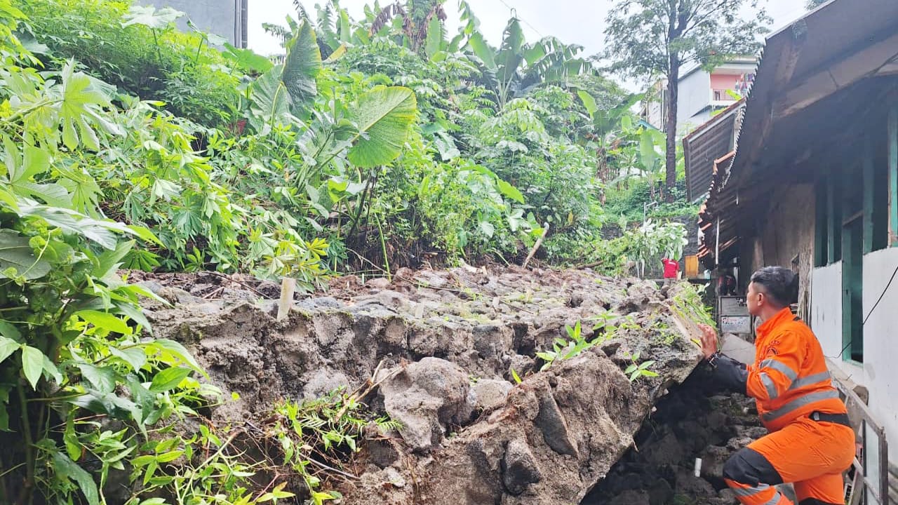 Longsor di Katulampa Timpa Kobong, Satu Orang Luka Ringan
