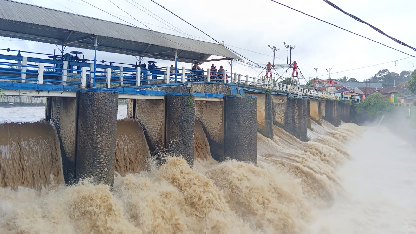 Bendung Katulampa Kota Bogor Naik, Siang Ini Siaga 4