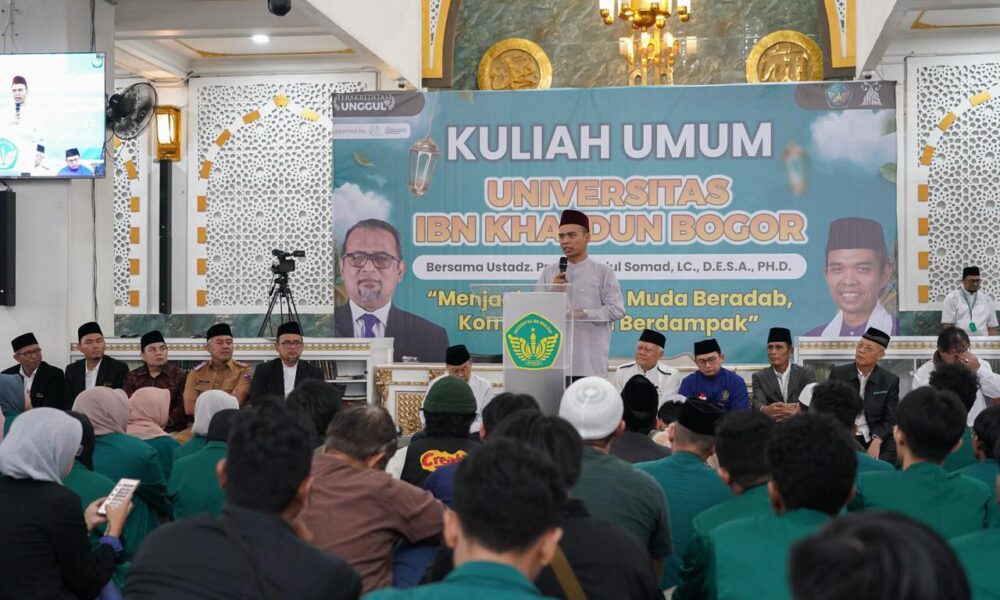 Kuliah Umum UIKA, Ketua DPRD Kota Bogor Tekankan Akhlak dan Peran Mahasiswa