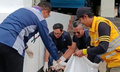 Awali 2026, PWI, Pemkot dan BJB Bebersih Alun-Alun Kota Bogor