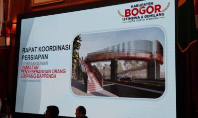 JPO Ikonik Bakal Dibangun di Jalan Tegar Beriman Bogor