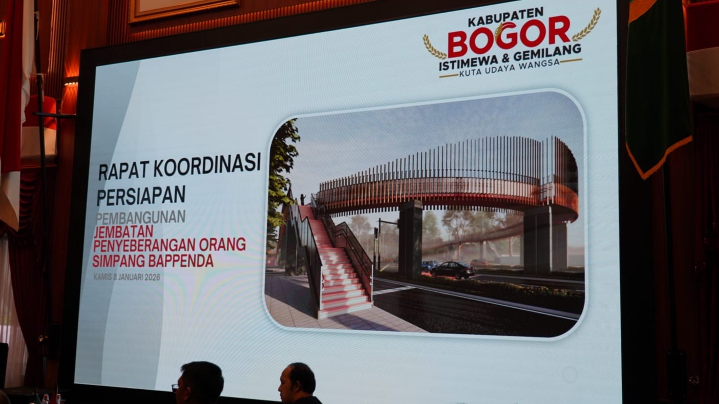 JPO Ikonik Bakal Dibangun di Jalan Tegar Beriman Bogor