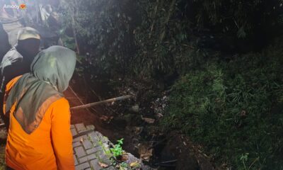 Tebing Longsor di Mulyaharja, Jalan Setapak Tergerus