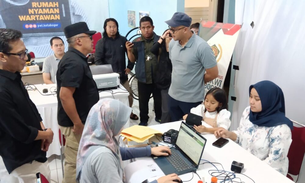 Sambut HPN, Kantor PWI Kota Bogor jadi Pusat Layanan Warga