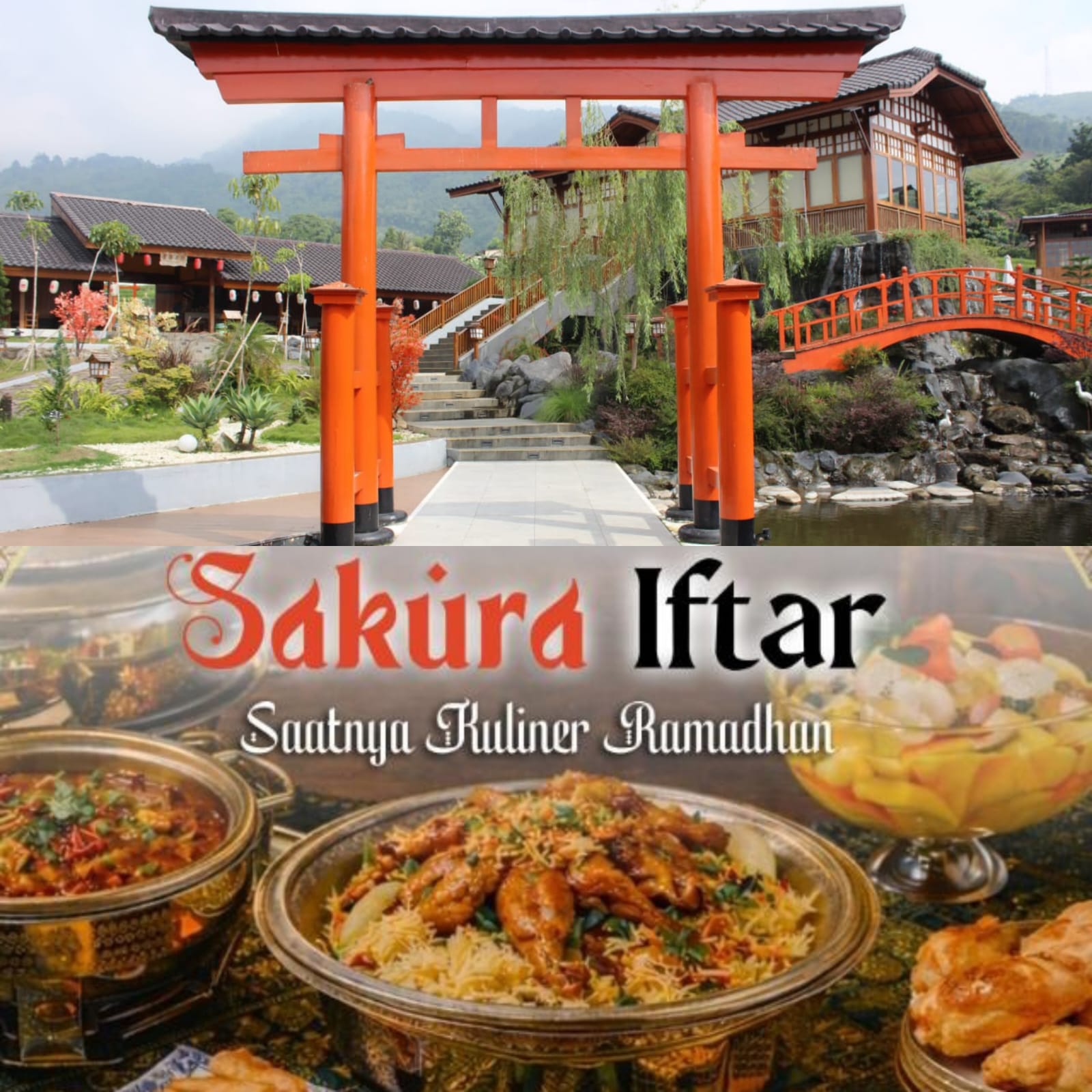 Sakura Iftar, Berbuka Puasa Nuansa Jepang di Aki no Koen Bogor