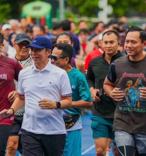 Saat Menteri AHY Ngabuburit di Lapangan Sempur Kota Bogor