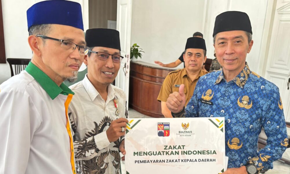 Wali Kota hingga OPD Tunaikan Zakat Melalui Baznas Kota Bogor