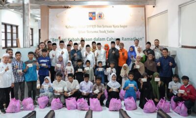 Keluarga Besar DPRD Kota Bogor Berbagi Kebahagiaan dengan Anak Yatim