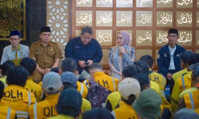 Ratusan Petugas Kebersihan hingga PHL Terima Santunan di Balai Kota Bogor