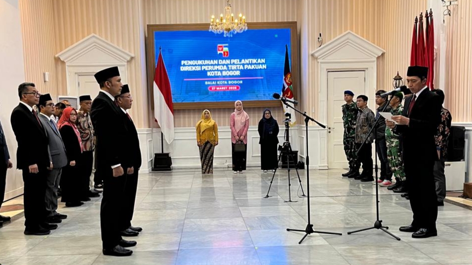 Direksi Baru Perumda Tirta Pakuan Ditarget Wujudkan IPAL