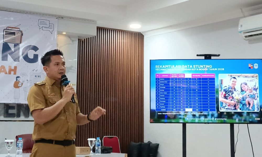 Selain Stunting, Penataan PKL jadi Fokus Kecamatan Bogor Tengah